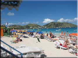 North from Pirate Beach Bar, Beach St Martin Beaches St Maarten Beaches Sint Maarten Beaches Saint Martin Beaches