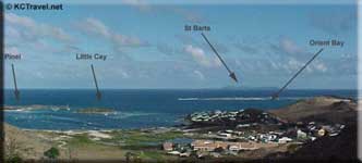 View from Red Rock looking south St Martin Beaches St Maarten Beaches Sint Maarten Beaches Saint Martin Beaches